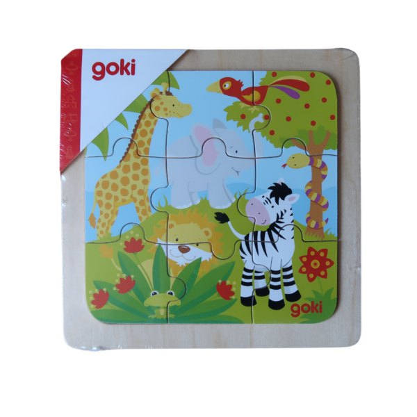 Goki puzzel - dieren